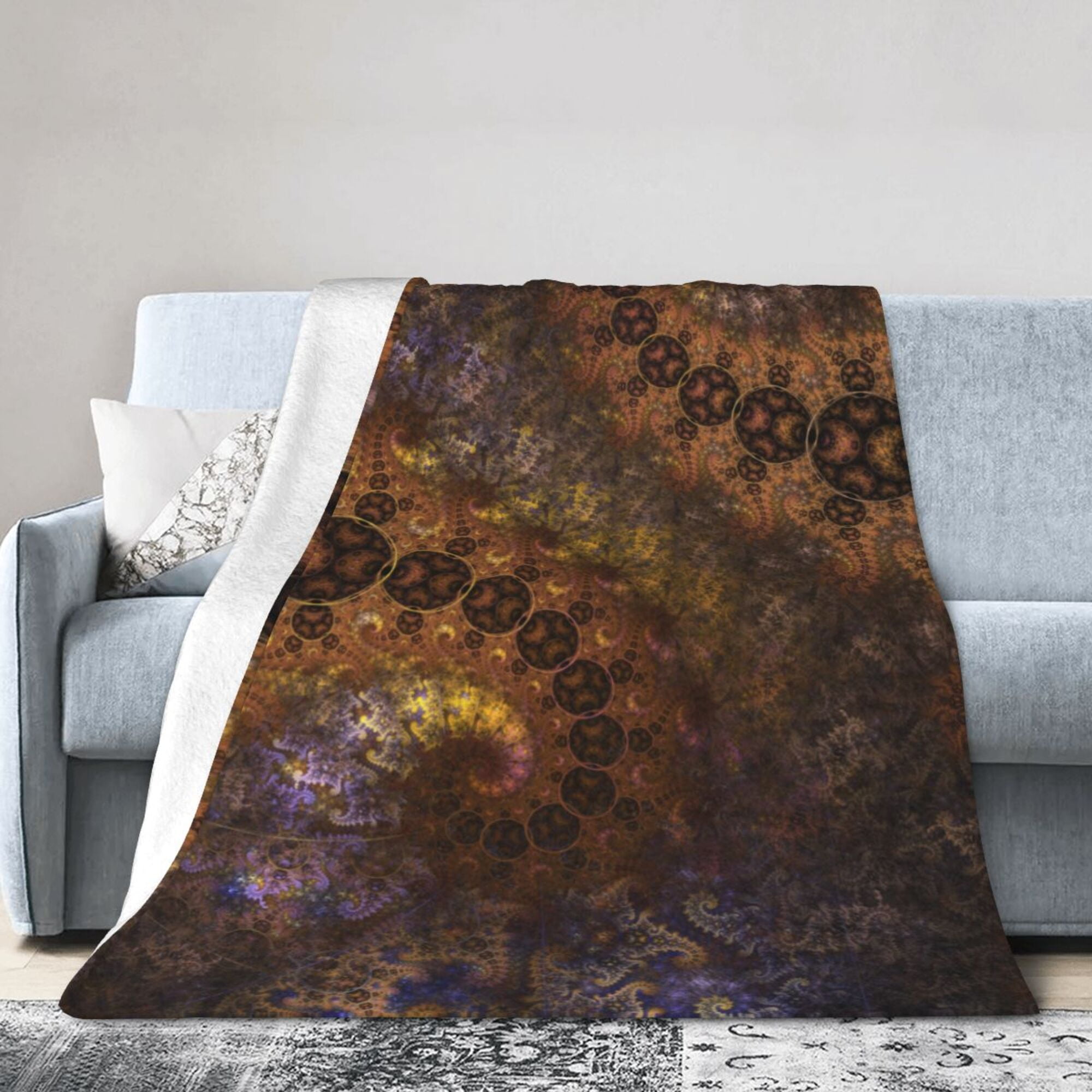Fire Bloom Shade Ultra-Soft Micro Fleece Blanket 40