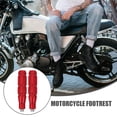 thumbnail image 3 of VERDANVERSE 2Ud Reposapiés Para Motocicleta Color Rojo Oscuro Accesorios Resistente Para Pedales Traseros, 3 of 6
