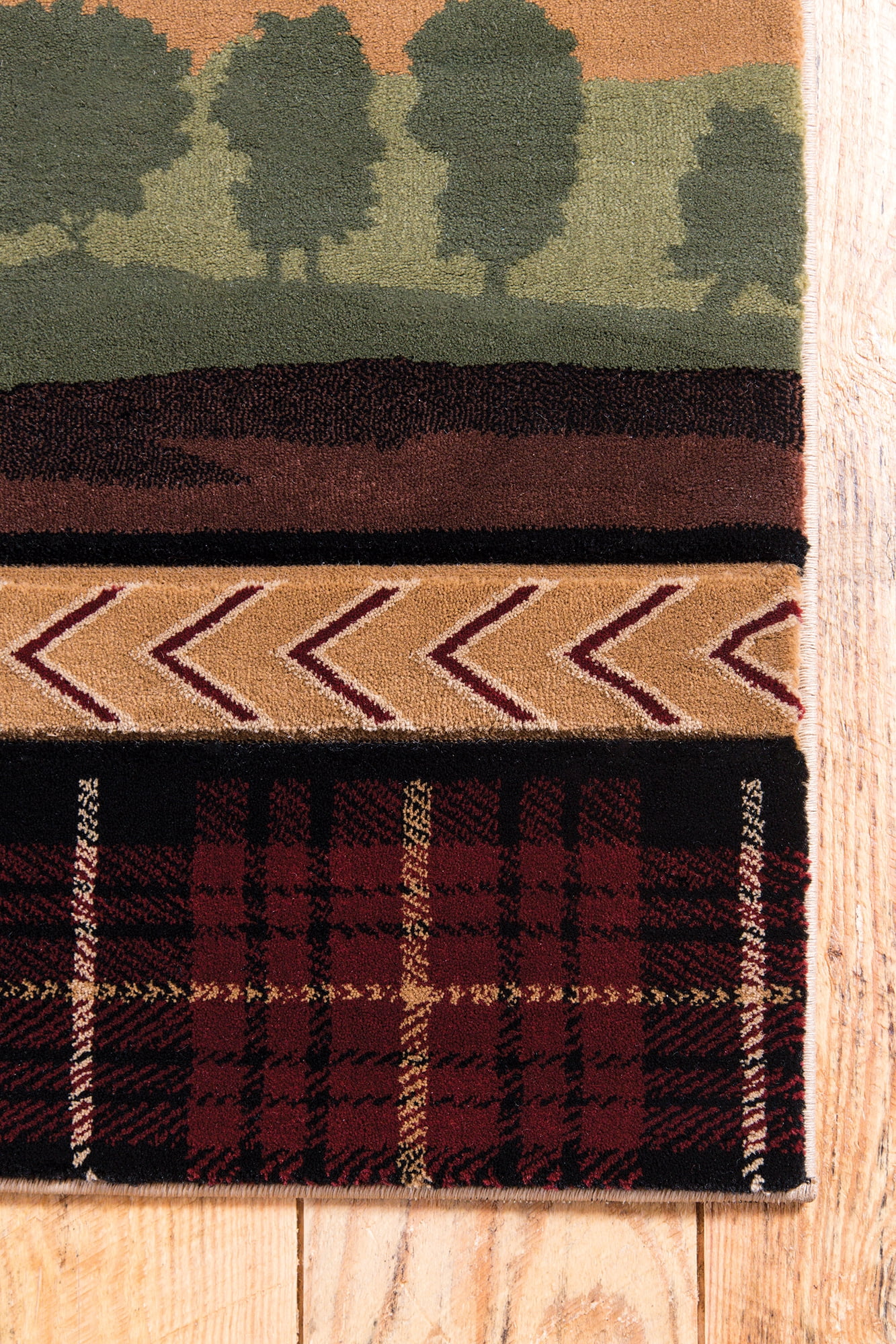 United Weavers of America Lodge Plaid Loomed Area Rug, 7.83' x 10'