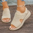 thumbnail image 6 of YLYL Women's Sandals Arch Support Open Toe Plantar Fasciitis Slip on Comfort Casual Summer Beach Sandals, 6 of 9