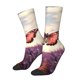 thumbnail image 1 of Fotbe Butterfly Over Lavender Calcetas Largas con Estampado para Hombre y Mujer – Calcetas de Compresión Transpirables y Elásticas, Viajar y Uso Diario Talla 5-11, 1 of 6