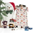 thumbnail image 5 of Christmas Sack – 28" X 20" Canvas Gift Bag with Drawstring, Full Print Polyester Santa Sack, Durable Reusable Xmas Gift Bag for Holiday, Party & Storage, 5 of 5