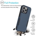 thumbnail image 6 of iPhone 15 Pro Case, 2 in 1 Phone Case for iPhone 15 Pro 6.1 inch ,Takfox Shockproof Protection Heavy Duty Armor Hard Plastic & Rubber Rugged Bumper Cover,Blue, 6 of 12