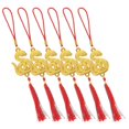 thumbnail image 4 of 6PCS Chinese New Year Snake Theme Hanging Decorations with Tassels for Bonsai, Cars, and Home Use, 4 of 5
