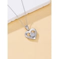 thumbnail image 6 of JKR Diamond Heart Necklace for Women 925 Sterling Silver 1CT Heart Pendant Jewelry, Anniversary Valentines Day Gifts for Her Wife Mom Girlfriend, 6 of 6