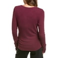 thumbnail image 2 of Michael Stars womens  Freja Ruched Top, s, 2 of 3