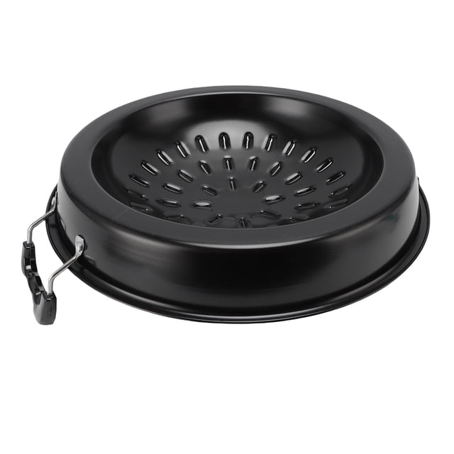 Thai Korean BBQ Grill Pan, 2 in 1 Even Heating Hot Pot Grill Charcoal Pan Iron Barbecue Tray for Shabu Vegetable Egg Pork