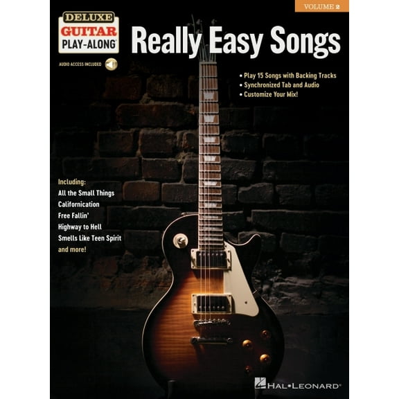 Really Easy Songs: Deluxe Guitar Play-Along Volume 2, (Paperback)