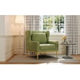 thumbnail image 4 of LiviNest Compact Velvet Armchair for Small Spaces: 32.3" Square Footprint - 2-Hour Reading Comfort with High-Density Foam & Plush Velvet Upholstery - Modern Accent Chair for Apartments & Reading Nook, 4 of 6
