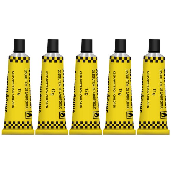 5-Piece Universal Tire Repair Glue Kit for Bicycle Motorcycle and Electric Vehicle Inner Tube Puncture