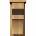 thumbnail image 2 of 8"W x 14"D x 18"H Monterey Rough Sawn Corbel w/Backplate, Western Red Cedar, 2 of 9