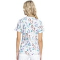 thumbnail image 5 of Cherokee Prints Scrubs Top For Women V-Neck Print CK651, M, Jungle Babes, 5 of 5