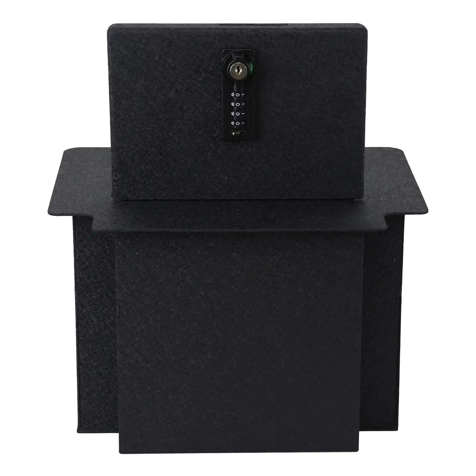 Center Console Safe Gun Safe, WASAI Premium Console Gun Vault Lockbox Compatible with Chevrolet Suburban, Tahoe & GMC Yukon 2021-2024. NOT Fit Electronic Sliding Console, 4-Digit Lock with Key.
