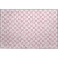 thumbnail image 2 of Addison Rugs Mayfield Premium Machine Washable Transitional Geometric Pink Rectangle Rug, 1'8" x 2'6", 2 of 6