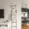 thumbnail image 5 of Style Wall Clock For Living Room Bedroom 24 Hour Display Modern Density Board Hanging Clock With Design, 5 of 5