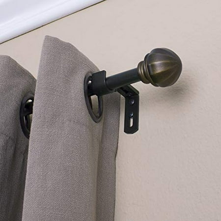 Montevilla 5/8" Facet Ball Curtain Rod Set