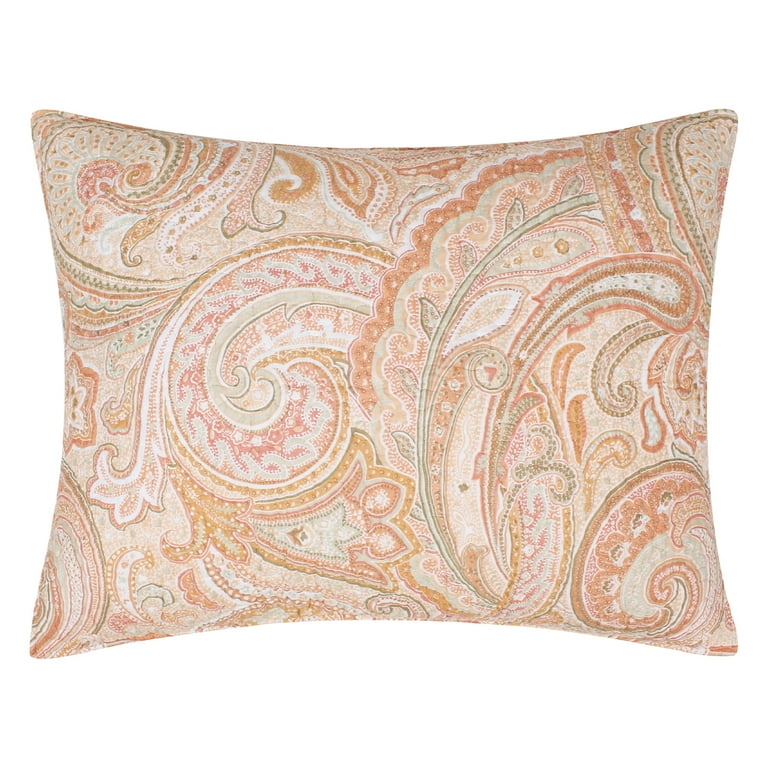 Paisley pillow shams top