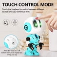 thumbnail image 3 of Upgrade Charging Version Of Talking Robot Toys For Kids, Boys And Girls (Blue), 3 of 7