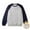 Dark Gray, variant on Men's Loose Crew Neck Sweatshirt Drop Shoulder Raglan Sleeve Loose Casual Pullover Color Block Tops Long Sleeve T-shirt Dark Blue 4