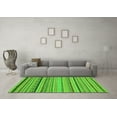 thumbnail image 3 of Ahgly Company Indoor Square Abstract Green Modern Area Rugs, 6' Square, 3 of 4