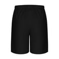 thumbnail image 6 of Yteetum Mens Pajama Shorts Drawstring Elastic Waist Lounge Sleep Shorts with Pockets Casual Comfortable Lightweight Solid Color Sleepwear Shorts, 6 of 7