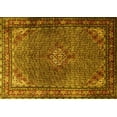 thumbnail image 1 of Ahgly Company Indoor Rectangle Persian Yellow Traditional Area Rugs, 5' x 8', 1 of 4