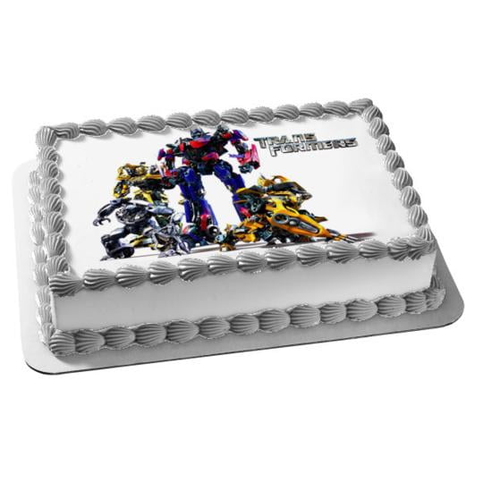 TRANSFORMERS RESCUE BOTS Personalized edible cake topper FREE SHIPPING in Canada 