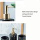 thumbnail image 1 of Juego de accesorios de baño de 4 piezas Juego de baño elegante negro ShuxiuWang 9024735604341, 1 of 1