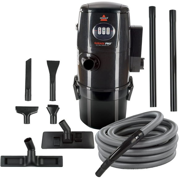 Aspiradora / Sopladora Bissell para Automóvil en Seco y Húmedo Montaje en Pared con Kit de Herramientas Gris Bissell 18P03