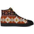 thumbnail image 4 of Aidianart Womens Aztec High Top Canvas Sneakers Native American High Top Shoes Size 10, 4 of 5
