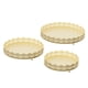 thumbnail image 4 of 3 bandejas para exhibir pasteles y cupcakes, elegantes bandejas de metal decorativas para postres, platos para servir frutas para bodas y fiestas., 4 of 8