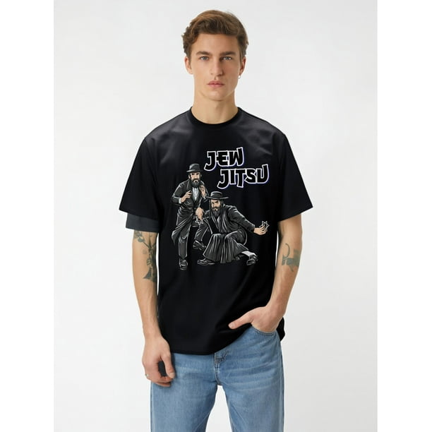 Camiseta de hombre para exteriores, cómoda y transpirable, ropa judía, ropa de Pascua, camiseta Hora, camisetas de ocio