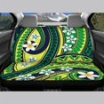 thumbnail image 3 of POLERO Car Back Seat Covers for Auto Interior Automotive, Tribal Plumeria Floral 2 Pack Car Rear Seat Protectors Protects Against Dirt Easy to Install, 3 of 4