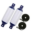 thumbnail image 4 of harayaa 2 Pieces Boat Fenders Easy Installation Boat Accessory for Fishing Boat G0 Black Blue Rope, 4 of 9