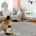 thumbnail image 6 of 63x47 Play Mat for Playpen, Super Soft Velvet Portable Baby Playpen Mat for Kids Toddler Crawling and Play, Non-Slip Bottom Playmat, 6 of 8