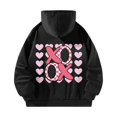 thumbnail image 4 of Sudadera con capucha para mujer, sudadera informal suave y duradera, color negro, Tops, sudadera para pesca, compras, desplazamientos, viajes, trabajo SG, 4 of 10
