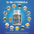 thumbnail image 4 of Clean Nutra MultiMineral Sea Moss Capsules with Black Seed Oil, Ashwagandha, Turmeric, Bladderwrack, Burdock Root, Vitamin C, Vitamin D3, Elderberry, Manuka, Dandelion, Iodine and Chlorophyll, 4 of 10