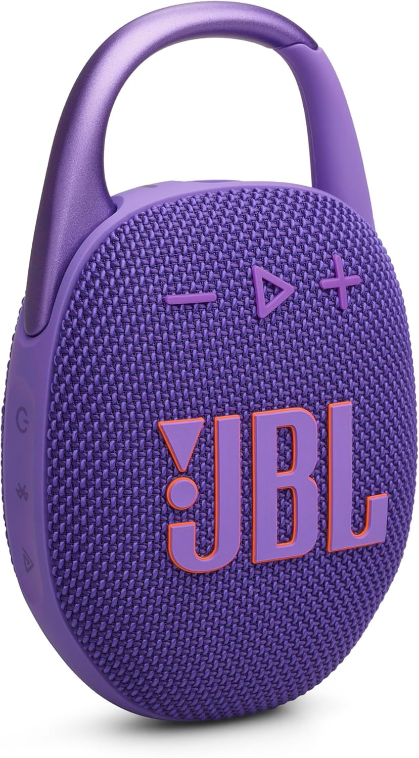 Open Box JBL Clip 5 - Ultra-portable waterproof speaker - Purple