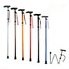 Ultra-light 4-section Aluminum Alloy Adjustable Canes Outdoor Camping Hiking Walking Sticks Trekking Pole 5 Colors