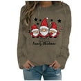 thumbnail image 1 of Zhanying Chandails pour Femmes Coupe Classique Tenue Décontractée Chandail d'Hiver Chandail de Vacances Rouge et Vert pour Femmes, 1 of 5