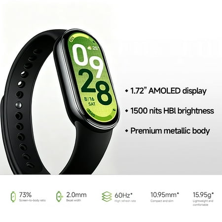 Xiaomi(シャオミ) Xiaomi Smart Band 10 ミッドナイトブラック スマートバンド BHR07PYGL