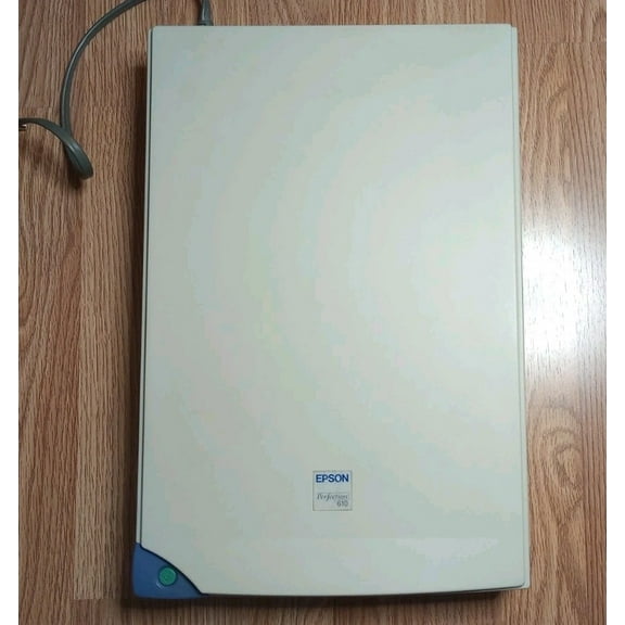 Restored Epson Perfection 610 Color Flatbed Scanner – 600 × 1200 dpi Photo & Document Scanner (Refurbished)