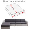 thumbnail image 5 of Funda de sofá elástica gruesa de color sólido, protector de sala de estar, funda de sofá para niños, funda de asiento, cojín lavable y extraíble, 1 unidad, 5 of 5