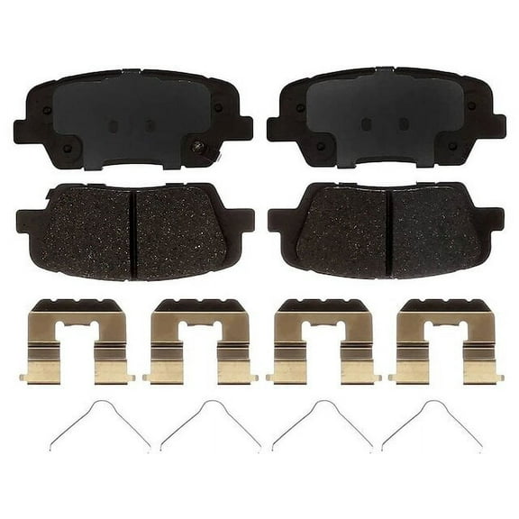 Rear Brake Pad Set - Compatible with 2017 - 2019 Hyundai Santa Fe 2018