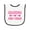 White and Black, variant on Inktastic Grandma Said I Could Funny Granddaughter Baby Terry Cloth Bib