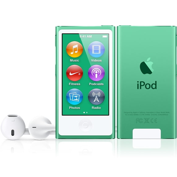 Pre-Owned Apple, iPod Nano 7th Generation 16GB, Green, 1, 1, 1