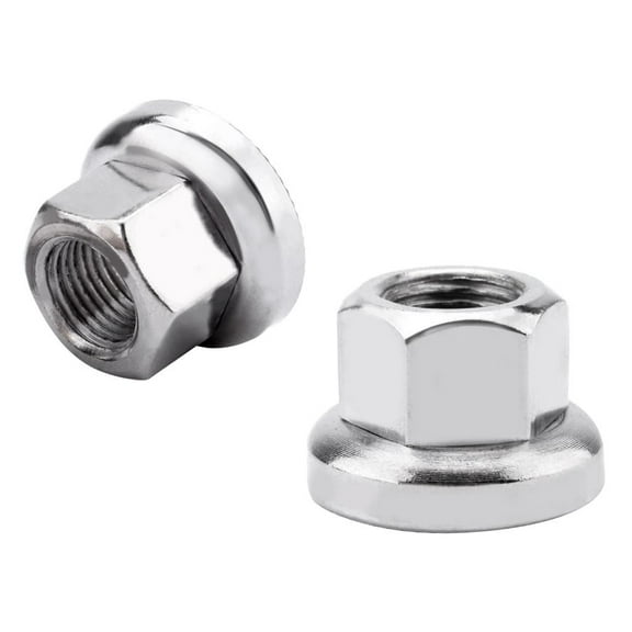 1 Pair Rear Wheel Hub Large Flange Axle Nut for Fixed Gear Bike Cycle Cycling