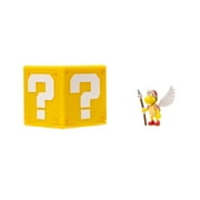 The Super Mario Bros. Movie 1.25 inch Mini Koopa Paratroopa Figure with Question Block