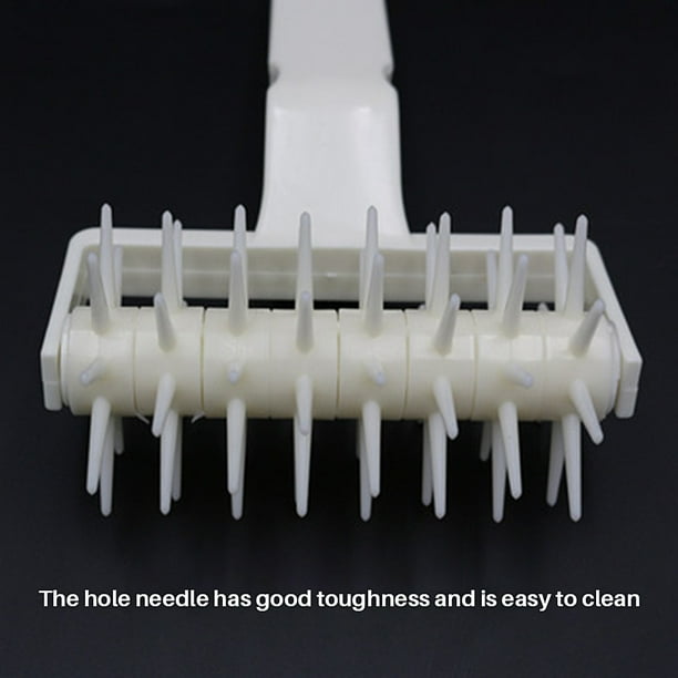Rodillos de plástico para masa de pizza, masa de hojaldre, perforadora de pan, herramienta para hornear DIY