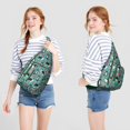 thumbnail image 3 of Bone Design Sling Backpack - Fun Dog Lover Gift, Fashionable Crossbody Pack with Multiple Pockets, 3 of 4